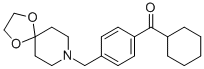 CYCLOHEXYL 4-[8-(1,4-DIOXA-8-AZASPIRO[4.5]DECYL)METHYL]PHENYL KETONE CAS#: 898758-64-0