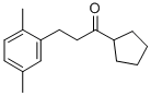 CYCLOPENTYL 2-(2,5-DIMETHYLPHENYL)ETHYL KETONE CAS#: 898754-20-6