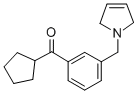 CYCLOPENTYL 3-(3-PYRROLINOMETHYL)PHENYL KETONE CAS#: 898749-72-9