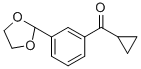 CYCLOPROPYL 3-(1,3-DIOXOLAN-2-YL)PHENYL KETONE CAS#: 898759-72-3
