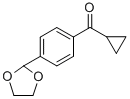 CYCLOPROPYL 4-(1,3-DIOXOLAN-2-YL)PHENYL KETONE CAS#: 898760-84-4