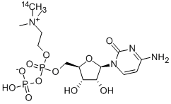 CYTIDINE DIPHOSPHOCHOLINE, [METHYL-14C] CAS#: 96100-28-6