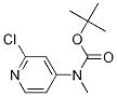 CarbaMic acid, (2-chloro-4-pyridinyl)Methyl-, 1,1-diMethylethyl ester (9CI) CAS#: 887831-85-8