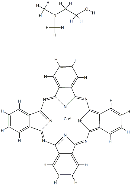 Copper, [29H,31H-phthalocyaninato( 2-)-N29,N30,N31,N32]-, chlorosulfonyl sulfo derivs., compds. with 2-(dimethylamino)ethanol CAS#: 90247-35-1