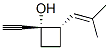 Cyclobutanol, 1-ethynyl-2-(2-methyl-1-propenyl)-, trans- (9CI) CAS#: 91531-61-2
