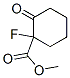 Cyclohexanecarboxylic acid, 1-fluoro-2-oxo-, methyl ester, (-)- CAS#: 889362-54-3