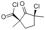Cyclopentanecarbonyl chloride, 3-chloro-1,3-dimethyl-2-oxo-, trans- (9CI) CAS#: 97424-76-5