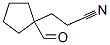 Cyclopentanepropanenitrile, 1-formyl- (9CI) CAS#: 91239-99-5