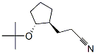Cyclopentanepropanenitrile, 2-(1,1-dimethylethoxy)-, trans- (9CI) CAS#: 91222-90-1