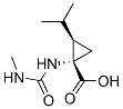 Cyclopropanecarboxylic acid, 1-[[(methylamino)carbonyl]amino]-2-(1-methylethyl)-, cis- (9CI) CAS#: 95474-37-6