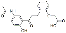 (E)-[2-[3-[5-(acetylamino)-2-hydroxyphenyl]-3-oxo-1-propenyl]phenoxy]acetic acid CAS#: 94071-10-0
