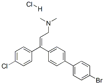 (E)-3-(4'-bromo[1,1'-biphenyl]-4-yl)-3-(4-chlorophenyl)-N,N-dimethylallylamine hydrochloride CAS#: 97392-66-0
