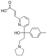 (E)-3-[6-[1-hydroxy-3-pyrrolidinyl-1-(p-tolyl)propyl]-2-pyridyl]acrylic acid CAS#: 93962-64-2
