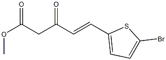 (E)-METHYL 5-(5-BROMOTHIOPHEN-2-YL)-3-OXOPENT-4-ENOATE CAS#: 92364-23-3