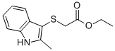 ETHYL 2-[(2-METHYL-1H-INDOL-3-YL)THIO]ACETATE CAS#: 93187-78-1