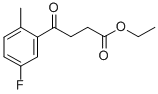 ETHYL 4-(2-METHYL-5-FLUOROPHENYL)-4-OXOBUTYRATE CAS#: 898758-99-1