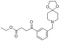 ETHYL 4-[3-[8-(1,4-DIOXA-8-AZASPIRO[4.5]DECYL)METHYL]PHENYL]-4-OXOBUTYRATE CAS#: 898762-58-8