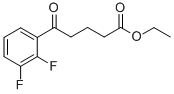 ETHYL 5-(2,3-DIFLUOROPHENYL)-5-OXOVALERATE CAS#: 898752-98-2