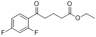 ETHYL 5-(2,4-DIFLUOROPHENYL)-5-OXOVALERATE CAS#: 898753-08-7