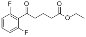ETHYL 5-(2,6-DIFLUOROPHENYL)-5-OXOVALERATE CAS#: 898753-24-7