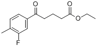 ETHYL 5-(3-FLUORO-4-METHYLPHENYL)-5-OXOVALERATE CAS#: 898752-58-4
