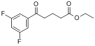 ETHYL 5-(3,5-DIFLUOROPHENYL)-5-OXOVALERATE CAS#: 898752-37-9