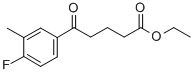 ETHYL 5-(4-FLUORO-3-METHYLPHENYL)-5-OXOVALERATE CAS#: 898752-64-2
