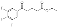 ETHYL 5-OXO-5-(3,4,5-TRIFLUOROPHENYL)VALERATE CAS#: 898752-52-8