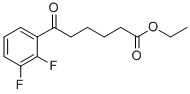 ETHYL 6-(2,3-DIFLUOROPHENYL)-6-OXOHEXANOATE CAS#: 898753-00-9