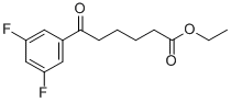 ETHYL 6-(3,5-DIFLUOROPHENYL)-6-OXOHEXANOATE CAS#: 898752-40-4