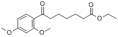 ETHYL 7-(2,4-DIMETHOXYPHENYL)-7-OXOHEPTANOATE CAS#: 898758-20-8