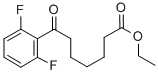 ETHYL 7-(2,6-DIFLUOROPHENYL)-7-OXOHEPTANOATE CAS#: 898753-28-1