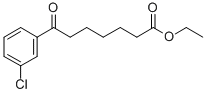 ETHYL 7-(3-CHLOROPHENYL)-7-OXOHEPTANOATE CAS#: 898752-18-6
