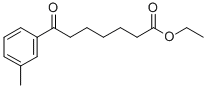 ETHYL 7-(3-METHYLPHENYL)-7-OXOHEPTANOATE CAS#: 898751-54-7