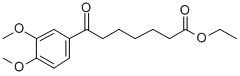 ETHYL 7-(3,4-DIMETHOXYPHENYL)-7-OXOHEPTANOATE CAS#: 898758-56-0