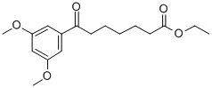 ETHYL 7-(3,5-DIMETHOXYPHENYL)-7-OXOHEPTANOATE CAS#: 898758-67-3