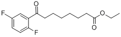 ETHYL 8-(2,5-DIFLUOROPHENYL)-8-OXOOCTANOATE CAS#: 898753-22-5