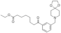 ETHYL 8-[3-[8-(1,4-DIOXA-8-AZASPIRO[4.5]DECYL)METHYL]PHENYL]-8-OXOOCTANOATE CAS#: 898762-68-0