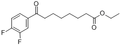 ETHYL 8-(3,4-DIFLUOROPHENYL)-8-OXOOCTANOATE CAS#: 898752-31-3