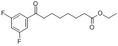 ETHYL 8-(3,5-DIFLUOROPHENYL)-8-OXOOCTANOATE CAS#: 898752-46-0