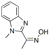 Ethanone, 1-(1-methyl-1H-benzimidazol-2-yl)-, oxime (9CI) CAS#: 945-78-8