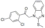 Ethanone,  1-(2,4-dichlorophenyl)-2-[2-(methylthio)-1H-benzimidazol-1-yl]- CAS#: 887841-56-7