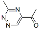Ethanone, 1-(3-methyl-1,2,4-triazin-5-yl)- (9CI) CAS#: 94243-23-9