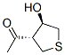 Ethanone, 1-(tetrahydro-4-hydroxy-3-thienyl)-, trans- (9CI) CAS#: 93198-77-7