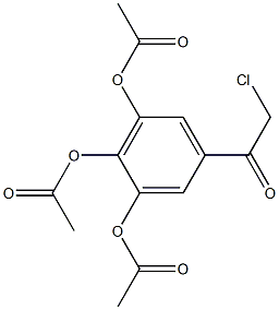 Ethanone, 2-chloro-1-[3,4,5-tris(acetyloxy)phenyl]- CAS#: 97443-98-6