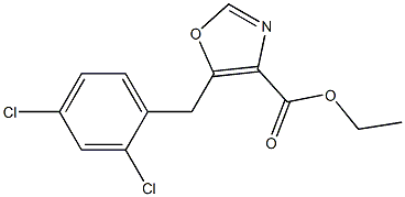 Ethyl 5-(2,4-dichlorobenzyl)oxazole-4-carboxylate CAS#: 888739-18-2