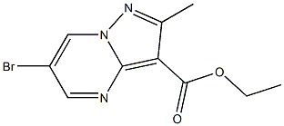Ethyl 6-bromo-2-methylpyrazolo[1,5-a]pyrimidine-3-carboxylate CAS#: 96319-36-7