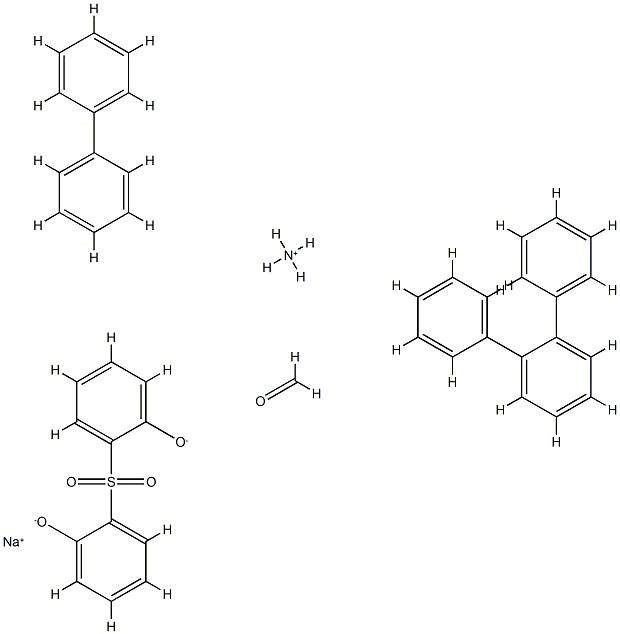 Formaldehyde, polymers with sulfonated 1,1'-biphenyl, sulfonated terphenyl and sulfonylbis[phenol], ammonium sodium salts CAS#: 96591-23-0