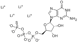 GTP-GAMMA-S TETRALITHIUM SALT CAS#: 94825-44-2