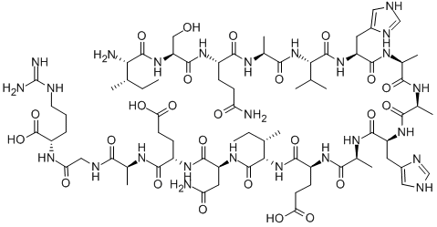 H-ILE-SER-GLN-ALA-VAL-HIS-ALA-ALA-HIS-ALA-GLU-ILE-ASN-GLU-ALA-GLY-ARG-OH CAS#: 92915-79-2